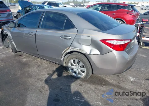 2016 Toyota Corolla Le z USA, uszkodzony, nr VIN 2T1BURHE9GC616894